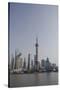 View from the Bund of the Modern Pudong Area, Shanghai, China-Cindy Miller Hopkins-Stretched Canvas