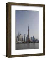 View from the Bund of the Modern Pudong Area, Shanghai, China-Cindy Miller Hopkins-Framed Photographic Print