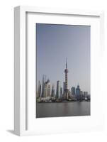 View from the Bund of the Modern Pudong Area, Shanghai, China-Cindy Miller Hopkins-Framed Photographic Print