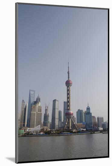 View from the Bund of the Modern Pudong Area, Shanghai, China-Cindy Miller Hopkins-Mounted Photographic Print