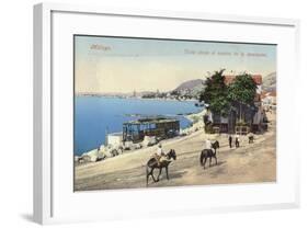 View from the Bypass, Malaga, Spain-null-Framed Photographic Print