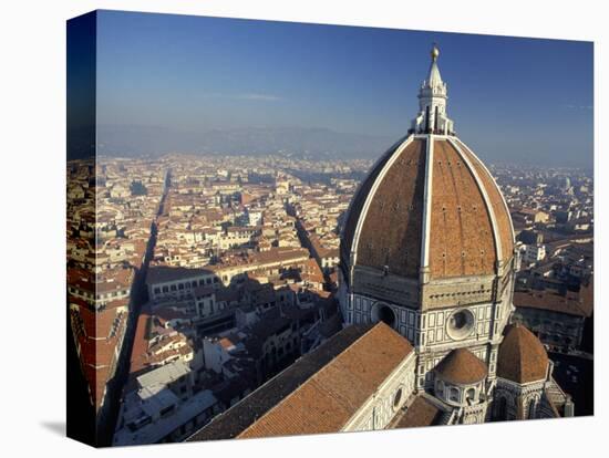 View from the Campanile of the Duomo (Cathedral) of Santa Maria Del Fiore, Florence, Tuscany, Italy-Robert Francis-Stretched Canvas