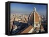 View from the Campanile of the Duomo (Cathedral) of Santa Maria Del Fiore, Florence, Tuscany, Italy-Robert Francis-Framed Stretched Canvas