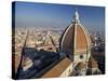 View from the Campanile of the Duomo (Cathedral) of Santa Maria Del Fiore, Florence, Tuscany, Italy-Robert Francis-Stretched Canvas