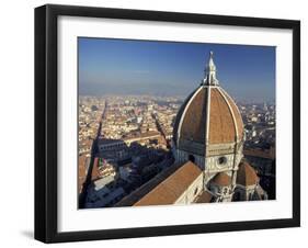 View from the Campanile of the Duomo (Cathedral) of Santa Maria Del Fiore, Florence, Tuscany, Italy-Robert Francis-Framed Premium Photographic Print