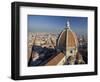 View from the Campanile of the Duomo (Cathedral) of Santa Maria Del Fiore, Florence, Tuscany, Italy-Robert Francis-Framed Photographic Print