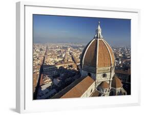 View from the Campanile of the Duomo (Cathedral) of Santa Maria Del Fiore, Florence, Tuscany, Italy-Robert Francis-Framed Photographic Print