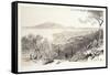 View from the Castle Hill, Looking Towards Monte Skopo, Zante, 1863-Edward Lear-Framed Stretched Canvas