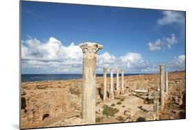 View from the Central Basilica, Apollonia, Libya, North Africa, Africa-Oliviero Olivieri-Mounted Photographic Print