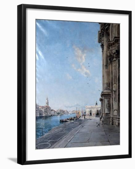 View from the Church of Madonna Della Salute, 1892-Emmanuel Lansyer-Framed Giclee Print