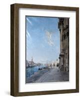 View from the Church of Madonna Della Salute, 1892-Emmanuel Lansyer-Framed Giclee Print