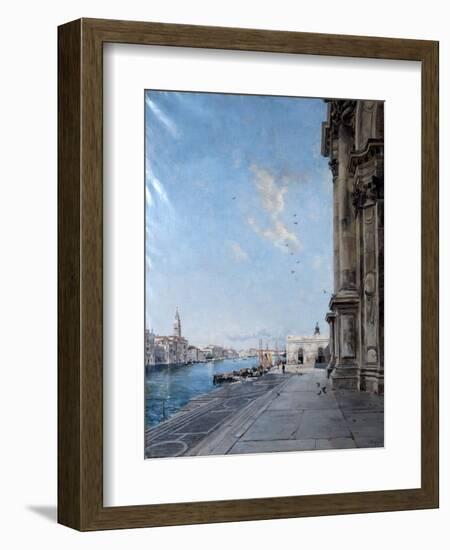 View from the Church of Madonna Della Salute, 1892-Emmanuel Lansyer-Framed Giclee Print