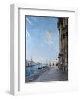 View from the Church of Madonna Della Salute, 1892-Emmanuel Lansyer-Framed Giclee Print