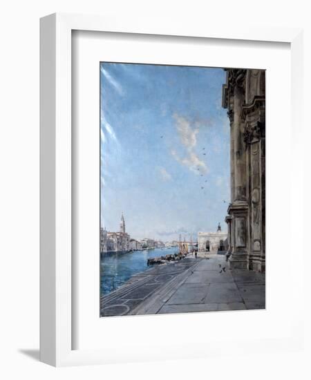 View from the Church of Madonna Della Salute, 1892-Emmanuel Lansyer-Framed Giclee Print