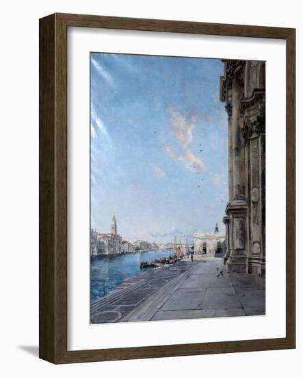 View from the Church of Madonna Della Salute, 1892-Emmanuel Lansyer-Framed Giclee Print