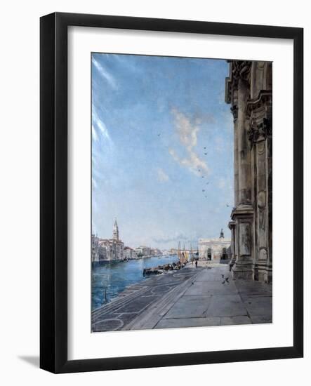 View from the Church of Madonna Della Salute, 1892-Emmanuel Lansyer-Framed Giclee Print