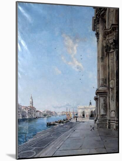 View from the Church of Madonna Della Salute, 1892-Emmanuel Lansyer-Mounted Giclee Print