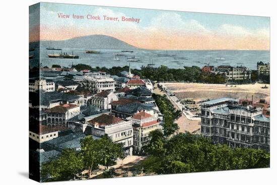 View from the Clock Tower, Bombay, India, Early 20th Century-null-Stretched Canvas