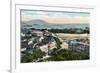 View from the Clock Tower, Bombay, India, Early 20th Century-null-Framed Giclee Print