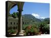 View from the Cloisters, Certosa Di Pesio, Piedmont, Italy-Sheila Terry-Stretched Canvas