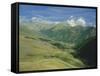 View from the Col De Vars, Near Barcelonnette, Haute-Alpes, French Alps, Provence, France, Europe-David Hughes-Framed Stretched Canvas