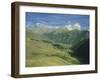 View from the Col De Vars, Near Barcelonnette, Haute-Alpes, French Alps, Provence, France, Europe-David Hughes-Framed Photographic Print