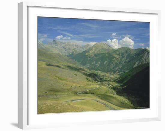 View from the Col De Vars, Near Barcelonnette, Haute-Alpes, French Alps, Provence, France, Europe-David Hughes-Framed Photographic Print