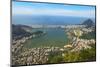 View from the Corcovado over Ipanema-Gabrielle and Michael Therin-Weise-Mounted Photographic Print