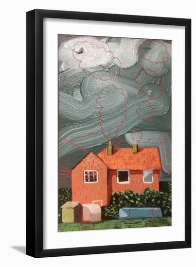 View from the Courtman Rd Allotment-Thomas MacGregor-Framed Giclee Print