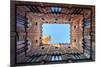 View from the courtyard of Public Building of Siena. Europe. Italy. Tuscany. Siena-ClickAlps-Mounted Photographic Print