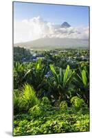 View from the Daraga Church on the Mount Mayon Volcano, Legaspi, Southern Luzon, Philippines-Michael Runkel-Mounted Photographic Print