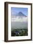 View from the Daraga Church over Volacano Mount Mayon, Legaspi, Southern Luzon, Philippines-Michael Runkel-Framed Photographic Print