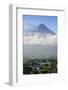 View from the Daraga Church over Volacano Mount Mayon, Legaspi, Southern Luzon, Philippines-Michael Runkel-Framed Photographic Print