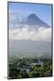 View from the Daraga Church over Volacano Mount Mayon, Legaspi, Southern Luzon, Philippines-Michael Runkel-Mounted Photographic Print