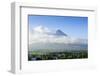 View from the Daraga Church over Volacano Mount Mayon, Legaspi, Southern Luzon, Philippines-Michael Runkel-Framed Photographic Print