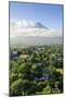 View from the Daraga Church over Volcano of Mount Mayon, Legaspi, Southern Luzon, Philippines-Michael Runkel-Mounted Photographic Print