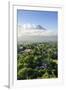 View from the Daraga Church over Volcano of Mount Mayon, Legaspi, Southern Luzon, Philippines-Michael Runkel-Framed Photographic Print