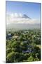 View from the Daraga Church over Volcano of Mount Mayon, Legaspi, Southern Luzon, Philippines-Michael Runkel-Mounted Photographic Print