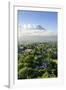 View from the Daraga Church over Volcano of Mount Mayon, Legaspi, Southern Luzon, Philippines-Michael Runkel-Framed Photographic Print