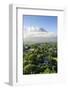 View from the Daraga Church over Volcano of Mount Mayon, Legaspi, Southern Luzon, Philippines-Michael Runkel-Framed Photographic Print