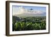 View from the Daraga Church to the Volcano of Mount Mayon, Legaspi, Southern Luzon, Philippines-Michael Runkel-Framed Photographic Print