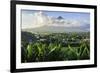 View from the Daraga Church to the Volcano of Mount Mayon, Legaspi, Southern Luzon, Philippines-Michael Runkel-Framed Photographic Print