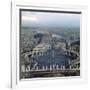 View from the Dome of St Peters in Rome, 17th Century-Gian Lorenzo Bernini-Framed Photographic Print