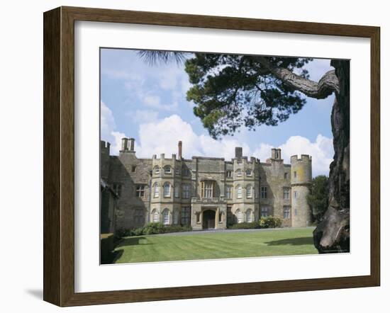 View from the East of Croft Castle, a National Trust Property, Herefordshire, England-David Hunter-Framed Photographic Print