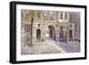 View from the Entrance of Staple Inn, London, 1882-John Crowther-Framed Giclee Print