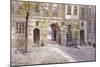 View from the Entrance of Staple Inn, London, 1882-John Crowther-Mounted Giclee Print