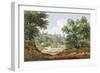 View from the Excavations of Highgate Tunnel, London, 1812-George Arnald-Framed Giclee Print