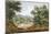 View from the Excavations of Highgate Tunnel, London, 1812-George Arnald-Mounted Giclee Print