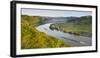 View from the Ferdinandswarte to Oberloiben, Rossatz, DŸrnstein, the Danube, Wachau-Rainer Mirau-Framed Photographic Print