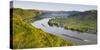 View from the Ferdinandswarte to Oberloiben, Rossatz, DŸrnstein, the Danube, Wachau-Rainer Mirau-Stretched Canvas